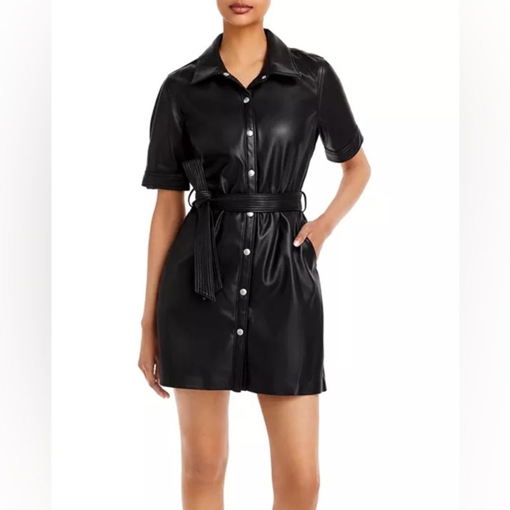 BLANK NYC SUSPICIOUS MIND MINI SHIRT DRESS - Picture 4 of 8